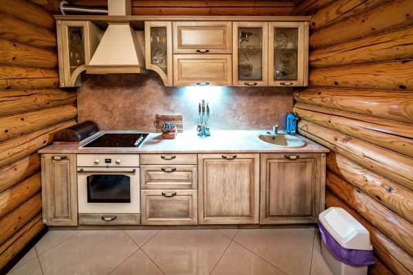Rustic Cabinets Installation in Spring Branch